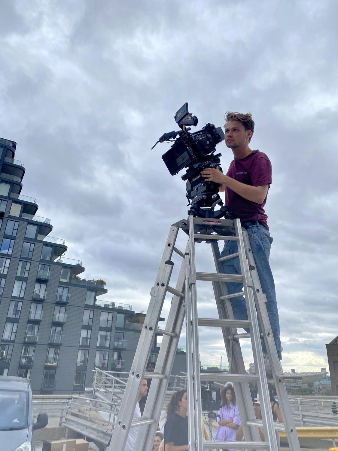 Matt Perren on set — behind the scenes 6