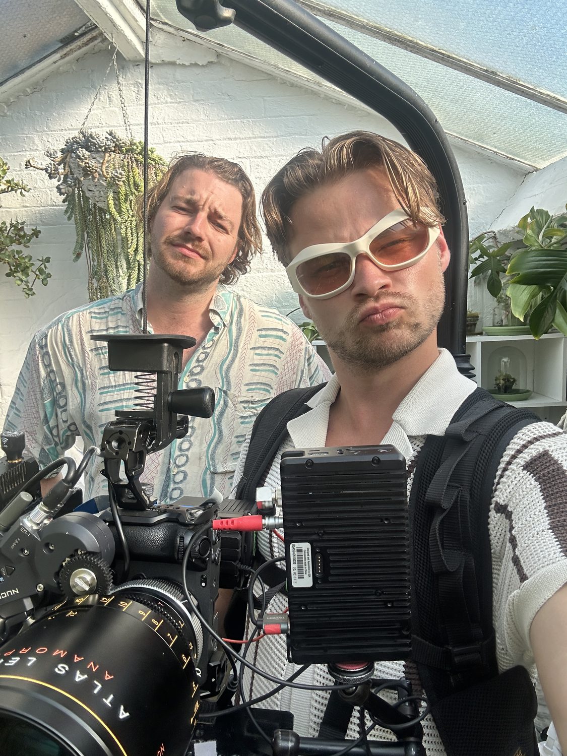 Matt Perren on set — behind the scenes 14