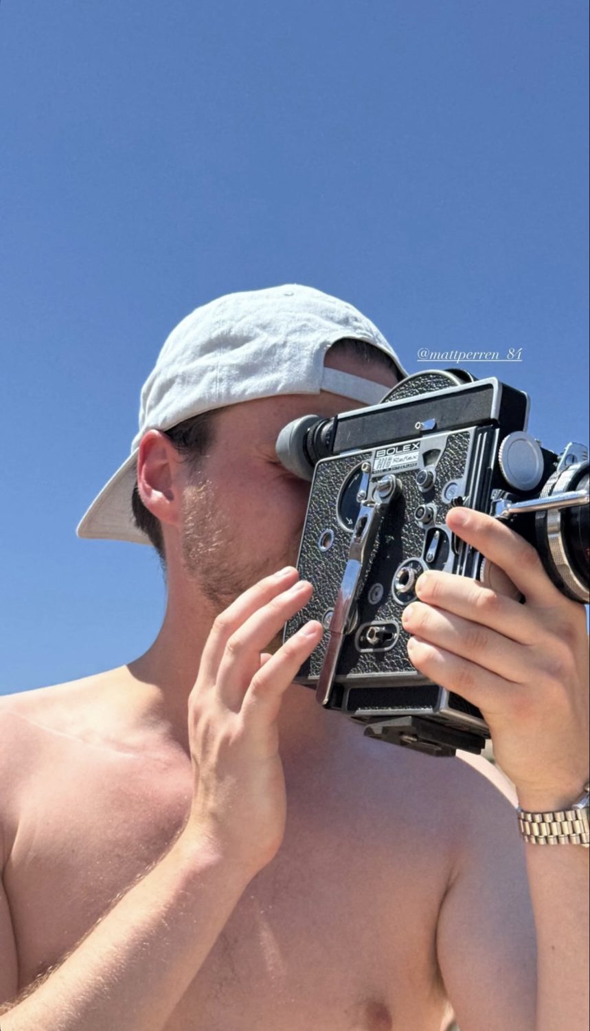 Matt Perren on set — behind the scenes 17