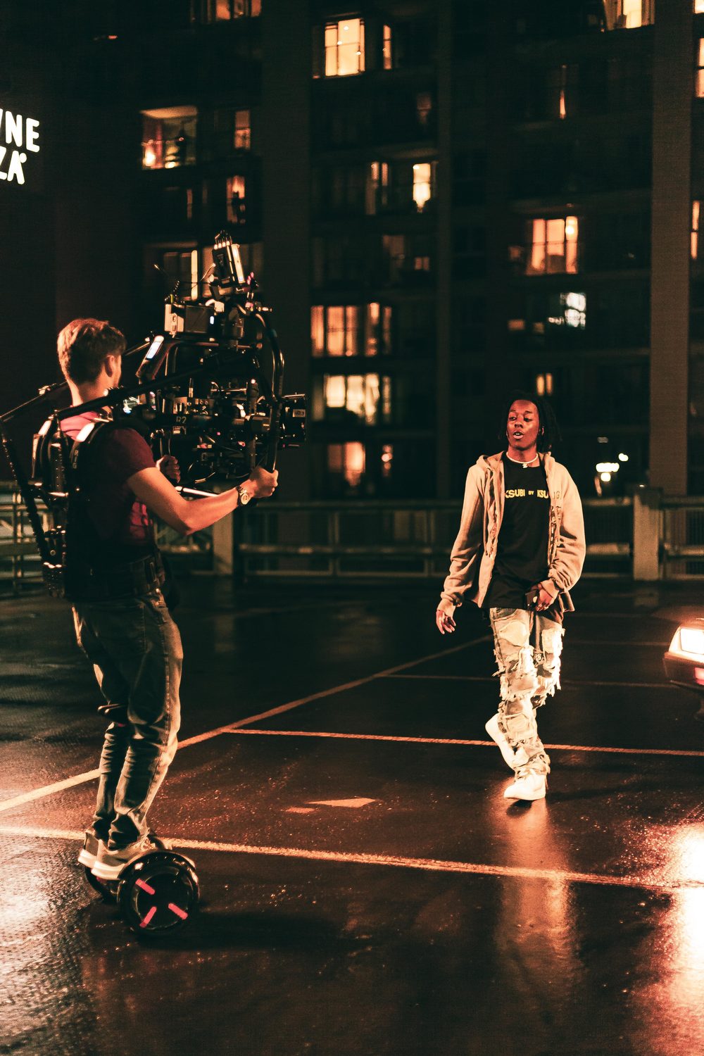Matt Perren on set — behind the scenes 20
